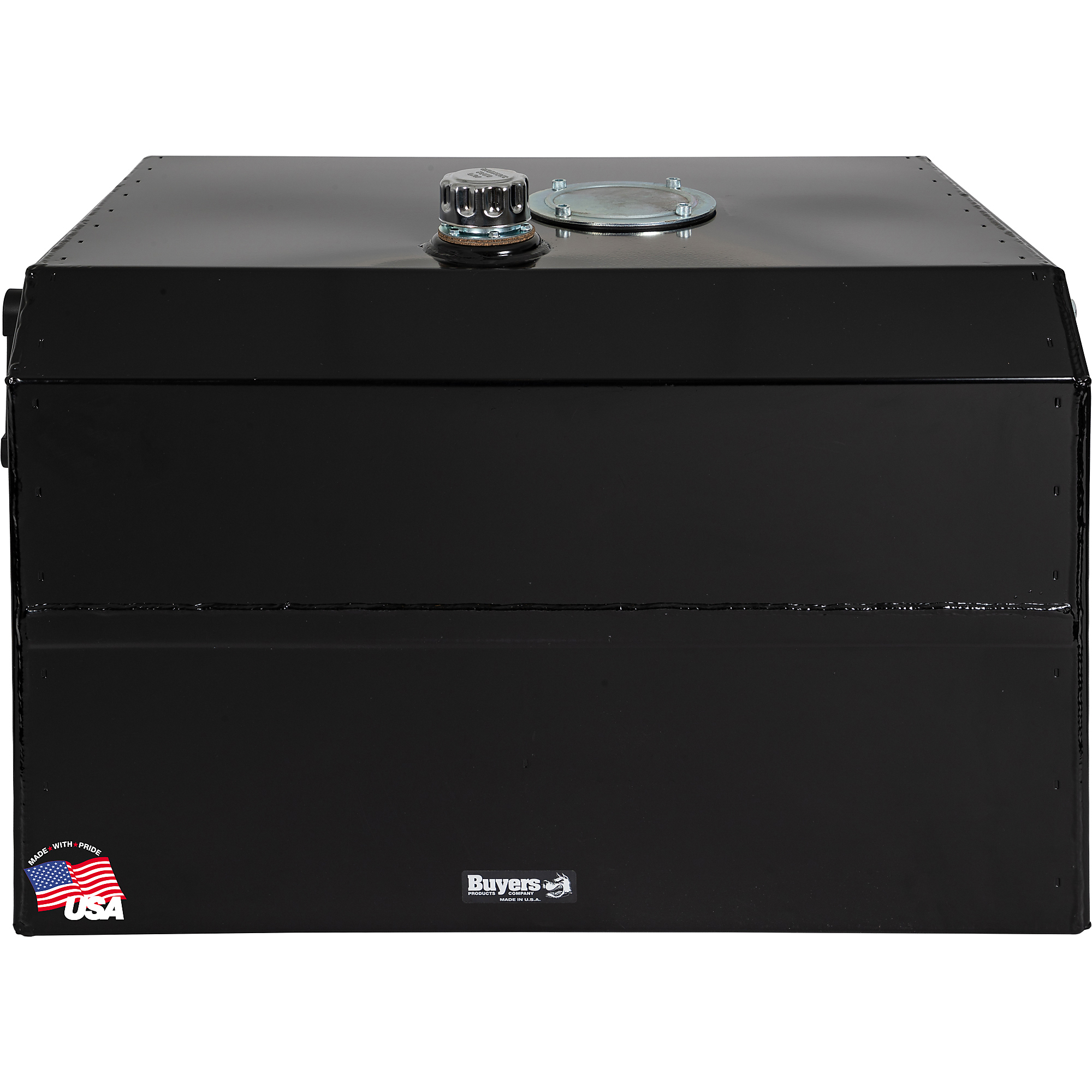 Buyers Products, Reservoir, Hyd, 70 Gal, Steel, W/Temp, Capacity 70 Gal, Suction Port Size 2 in, Return Port Size Multiple in, Model# SMS70SQ